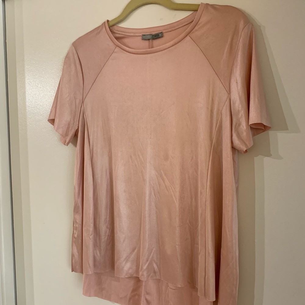 Pink flowy top
